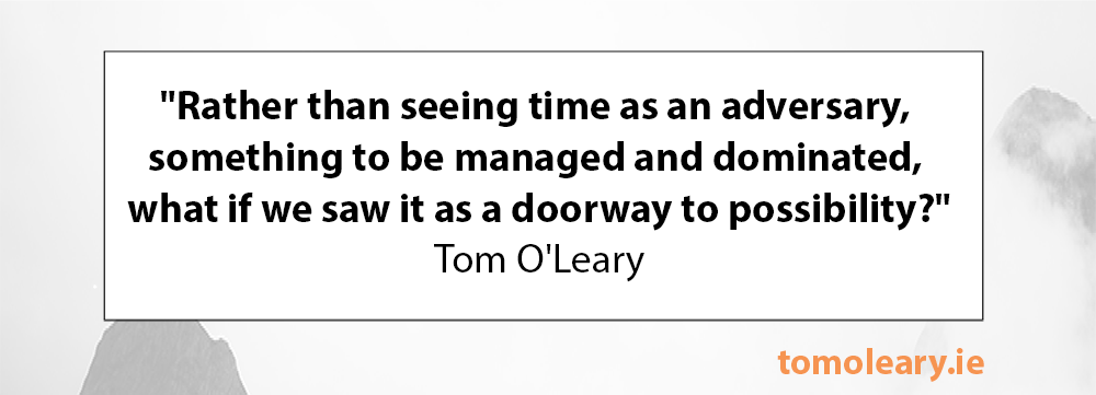 Time as a doorway to possibility