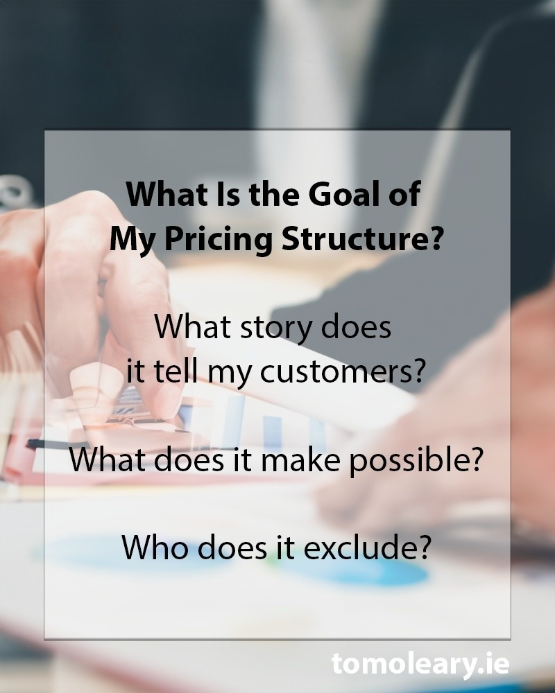 #126 What is the Goal of My Pricing Structure?