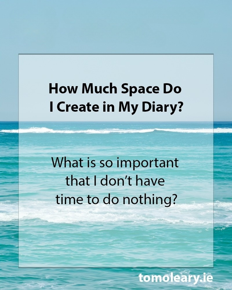 #159 How Much Space is in My Diary?