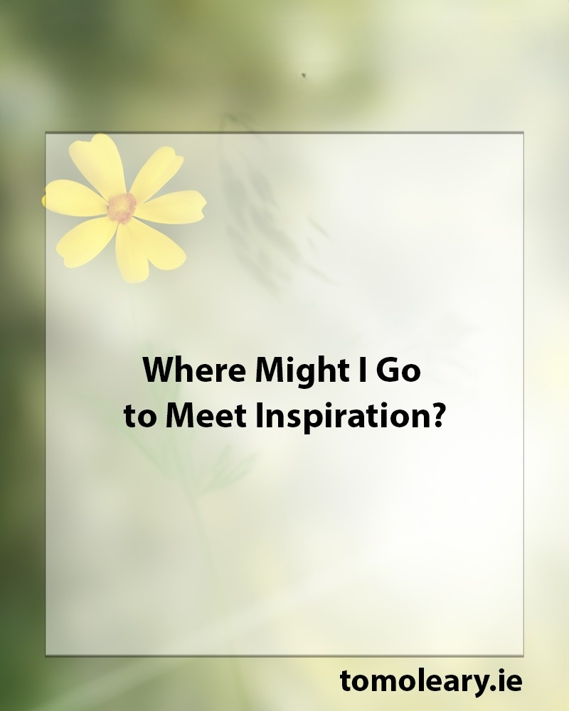 #192 Where Might I Go to Meet Inspiration?