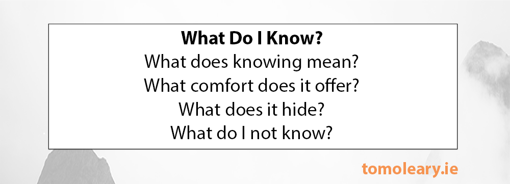 #205 What Do I Know? #205 What Do I Know?
