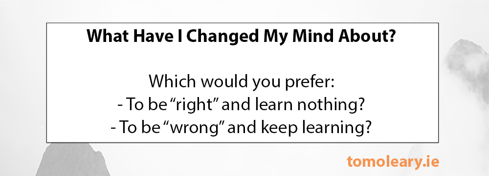 #311 What Have You Changed Your Mind About?