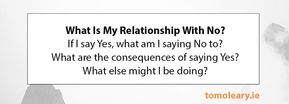 #56 What Is My Relationship with No?