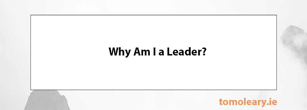 Why Am I a Leader? Why Am I a Leader?